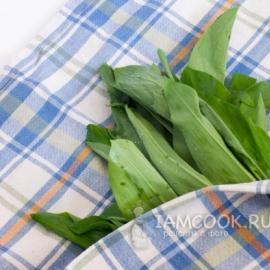 Wild garlic pesto - recipe with photo