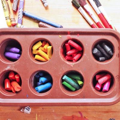 Encaustic - drawing with an iron, master class for beginners