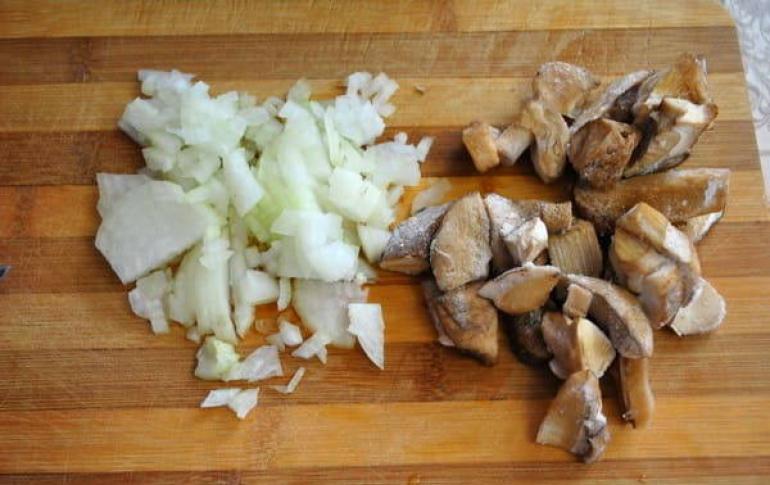 Mantar ve patatesli sos yapmak için tarifler