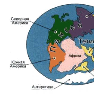 Pangea (kıta): bir süper kıtanın oluşumu ve bölünmesi