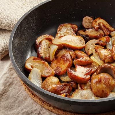 Fried fresh porcini mushrooms recipe