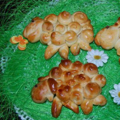 Easter lamb?  Let's try baking.  Lamb - spiral cookies